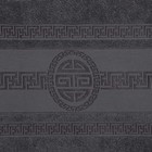 Полотенце махровое Спартак, размер 70х140 +/- 2см, серый, хлопок 100%, 430г/м2 - Фото 3