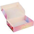 Подарочная коробка, складная "8 Марта" 16х23х7.5 см, Минни Маус - Фото 3