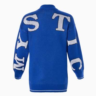 Джемпер женский MIST Knitwear, синий, размер 40-42