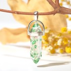 Подвеска-маятник "Муранское стекло", цвет зелёный - фото 10227117