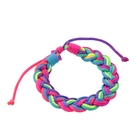 Браслет детский "Выбражулька", косичка, цветной - Фото 1