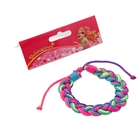 Браслет детский "Выбражулька", косичка, цветной - Фото 2