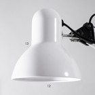 Настольная лампа Инженер 1x60W E27 к-1,5м белая - Фото 11