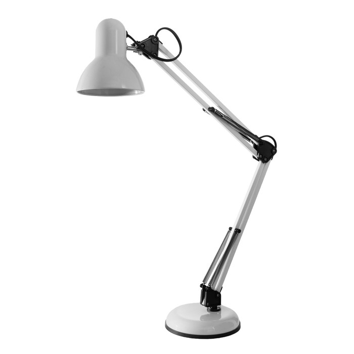 Настольная лампа Инженер 1x60W E27 к-1,5м белая - фото 1910555130
