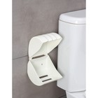 Держатель для туалетной бумаги Regular, 15,5×12,2×13,5 см, цвет белое облако - фото 6799996