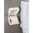 Держатель для туалетной бумаги Regular, 15,5×12,2×13,5 см, цвет белое облако - фото 6799998