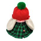 Мягкая игрушка «Зайка Ми в шапке со снежинкой», 18 см - Фото 3