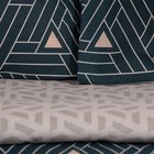 Постельное бельё Этель дуэт "Triangular illusion" 143х215- 2 шт, 220х240, 70х70-2 шт, бязь, 125 г/м2 9303821 - фото 14145490