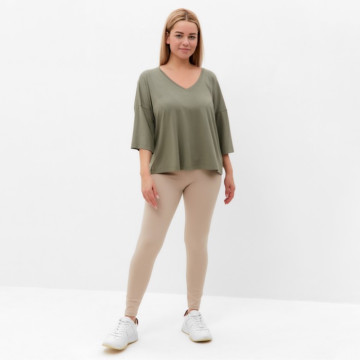 Джемпер женский, цвет хаки, размер 52 60133