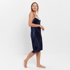 Ночная сорочка женская, цвет тёмно-синий, размер 46 9460382