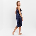 Ночная сорочка женская, цвет тёмно-синий, размер 46 9460382