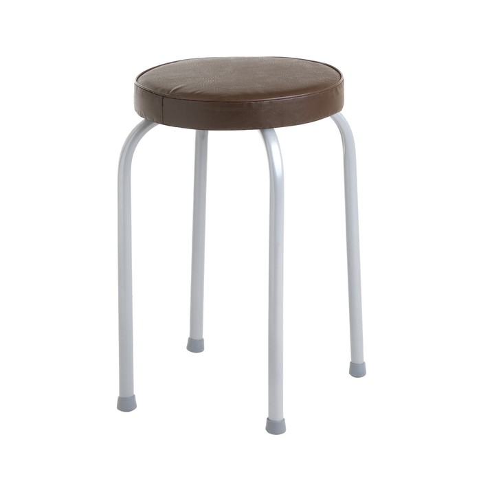Табурет для кухни «Булат», экокожа, цвет шоколад - Фото 1