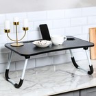 Столик - поднос для завтрака, для ноутбука, складной, серый, 60х40 см - фото 296529297
