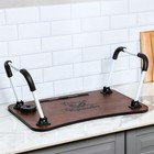 Столик - поднос для завтрака Дарим Красиво, для ноутбука, складной, серый, 60×40 см - Фото 10