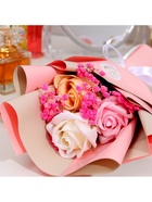 Букет мыльных роз, премиальный, 3 шт. - Фото 7