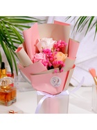 Букет мыльных роз, премиальный, 3 шт. - Фото 8