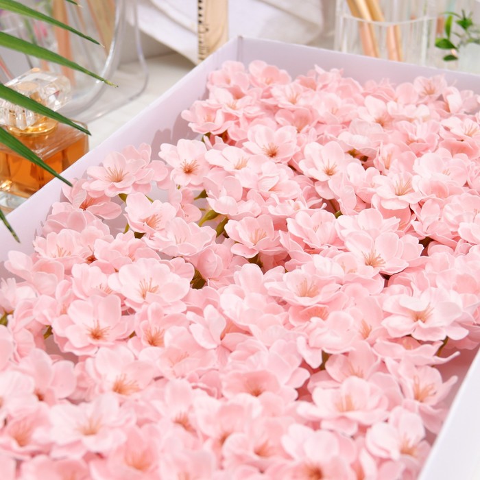 Цветы сакуры мыльные розовые, набор 50 шт - фото 1906173603