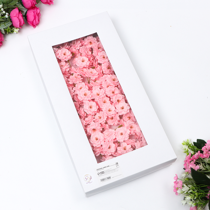 Цветы сакуры мыльные розовые, набор 50 шт - фото 1906173606