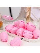 Мыльные цветы, тюльпаны, розовые, набор 50 шт. - Фото 4