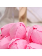Мыльные цветы, тюльпаны, розовые, набор 50 шт. - Фото 5
