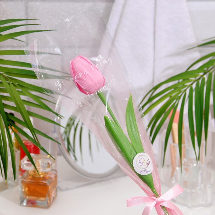 Мыльный тюльпан, розовый - фото 1907620996