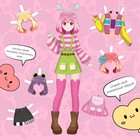 Книга с бумажной куколкой «Одень куколку. Street style doll», А5, 24 стр., Аниме - Фото 2