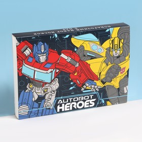 Подарочный набор, носки детские, 6 пар «Трансформеры», Transformers, 16-18 см
