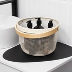 Корзинка универсальная круглая LaDо́m, 26×26×18 см, кремовая - Фото 2