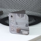 Корзинка для хранения LaDо́m, круглая, 26×26×18 см, чёрная - Фото 4