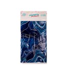 Скатерть одноразовая «Мрамор», 137 × 180 см, синяя - Фото 3