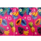 Скатерть одноразовая «Тропики», aloha, 137 × 180 см, розовая - фото 22001079