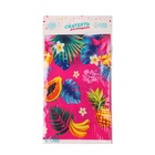 Скатерть одноразовая «Тропики», aloha, 137 × 180 см, розовая - фото 31236253