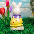 Сувенир керамика "Зайчонок с цветком" 12х6х4,5 см - Фото 3