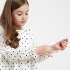 Платье для девочки с длинными рукавами MINAKU, белое, рост 110 см 9423693