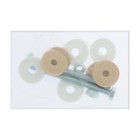 Клапан сливной для бачка унитаза "РБМ" КВ-16.3, "Стоп- Слив", многоуровневая кнопка белая - фото 22738117