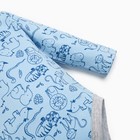 Боди для мальчика, цвет голубой, рост 56 см (0-1м) - фото 50410316