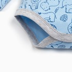 Боди для мальчика, цвет голубой, рост 74 см (6-9м) - фото 24441231