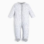 Комбинезон детский, цвет белый, рост 74 см (6-9м) - фото 23484672