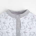 Комбинезон детский, цвет белый, рост 74 см (6-9м) - фото 23484673