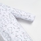 Комбинезон детский, цвет белый, рост 74 см (6-9м) - фото 23484674