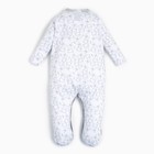 Комбинезон детский, цвет белый, рост 74 см (6-9м) - фото 23484676