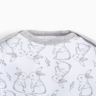 Боди детское, цвет белый, рост 56 см (0-1м) 9465302