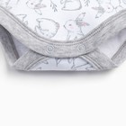 Боди детское, цвет белый, рост 56 см (0-1м) 9465302