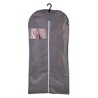 Чехол для одежды на молнии Polini Home, 60х120 см, цвет серый - фото 297520013