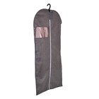 Чехол для одежды на молнии Polini Home, 60х120 см, цвет серый - Фото 2