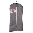 Чехол для одежды на молнии Polini Home, 60х100 см, цвет серый - Фото 2
