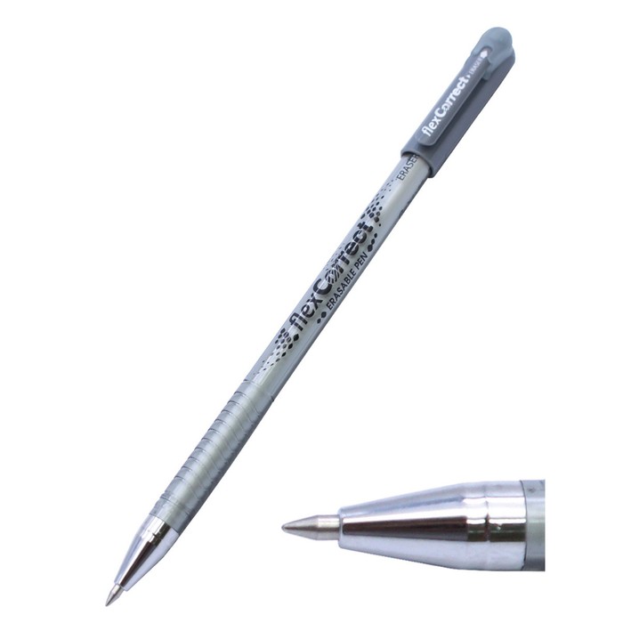 Ручка гелевая со стираемыми чернилами Flexoffice, пишущий узел 0.5 мм, чернила чёрные - Фото 1
