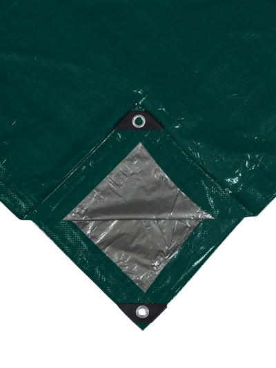 Тент защитный, 8×4 м, плотность 90 г/м², люверсы шаг 1 м, тарпаулин, УФ, МИКС