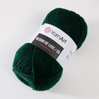 Пряжа для вязания спицами, крючком YarnArt, Merino de luxe 50, 50% шерсть, 50% акрил, 280 м/100 г, (590 т. зелёный) 9464933 - фото 1678850