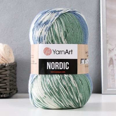 Пряжа "Nordic" 20% шерсть, 80% акрил 510м/150гр (654)